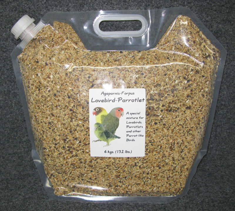 Penn Seed Lovebird-Parrotlet, 6 kg (13.24 lbs) Pour Spout Bag